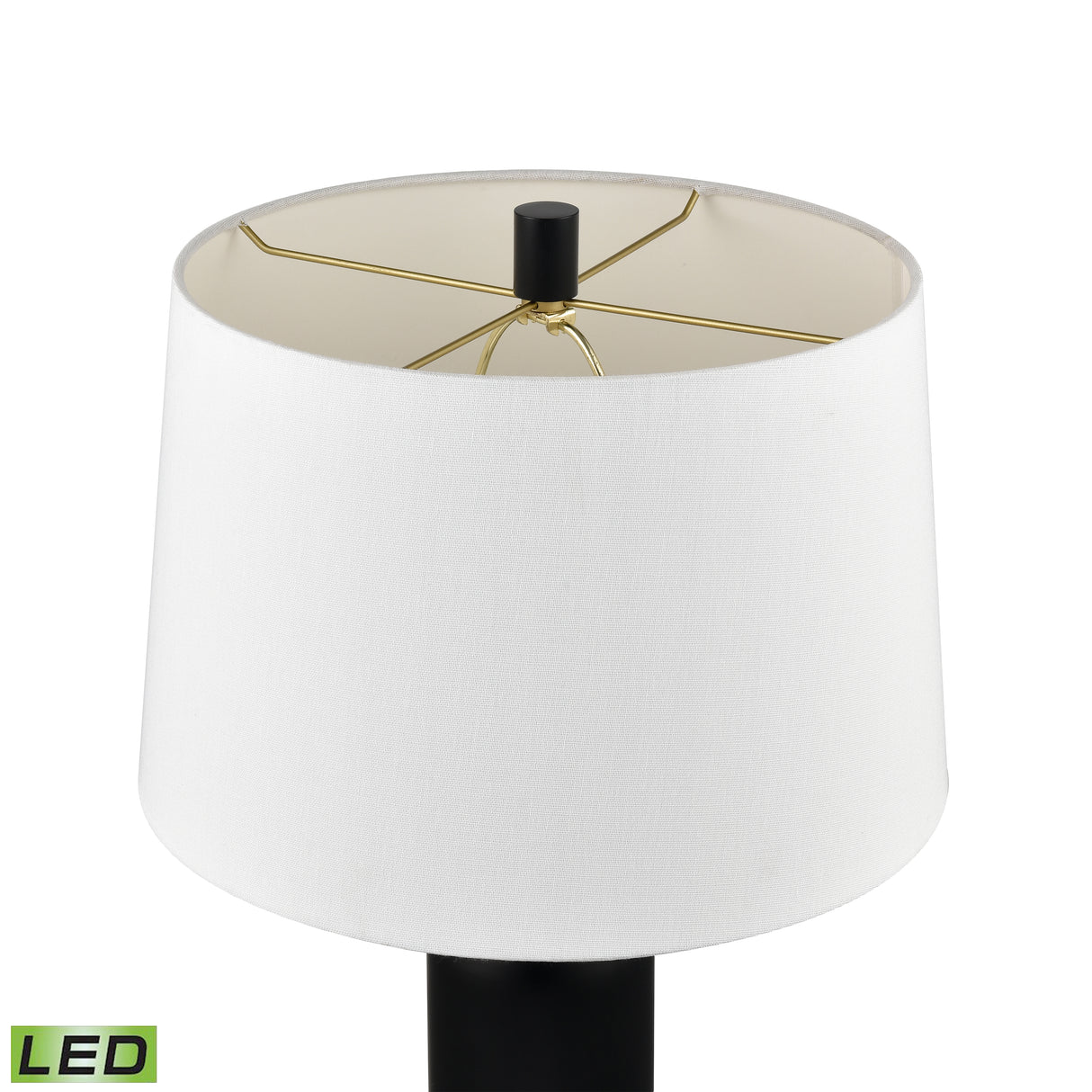 Elk H0019-9576-LED Pill 34'' High 1-Light Table Lamp - Matte Black - Includes LED Bulb