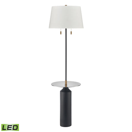 Elk H0019-9584-LED Shelve It 65'' High 2-Light Floor Lamp - Matte Black - Includes LED Bulbs