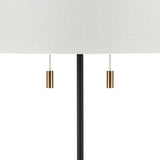 Elk H0019-9584 Shelve It 65'' High 2-Light Floor Lamp - Matte Black