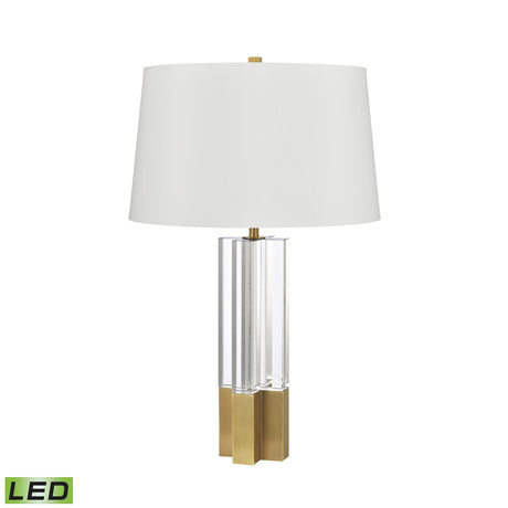 Elk H0019-9592-LED Upright 27'' High 1-Light Table Lamp - Clear - Includes LED Bulb