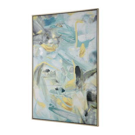 Elk H0026-10457 Trumpet Floral Abstract Framed Wall Art