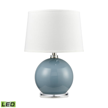 Elk H019-7222-LED Culland 22'' High 1-Light Table Lamp - Blue - Includes LED Bulb