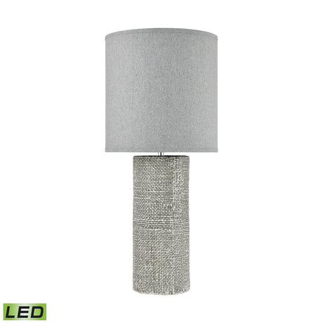 Elk H019-7260-LED Burra 26'' High 1-Light Table Lamp - Light Gray - Includes LED Bulb
