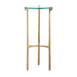 Elk H0805-10878 Bump Out Accent Table - Aged Brass