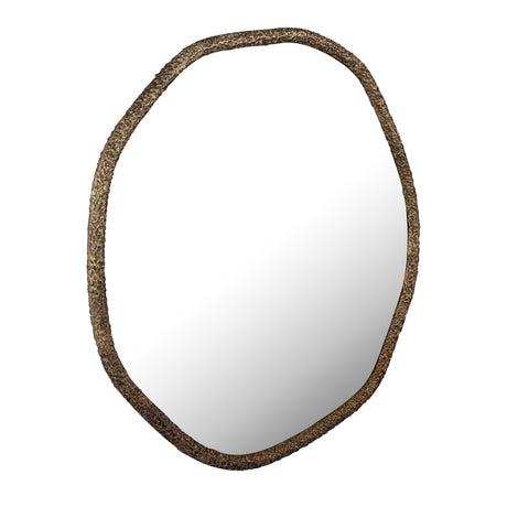Elk H0896-10955 Warped Wall Mirror - Aged Brass