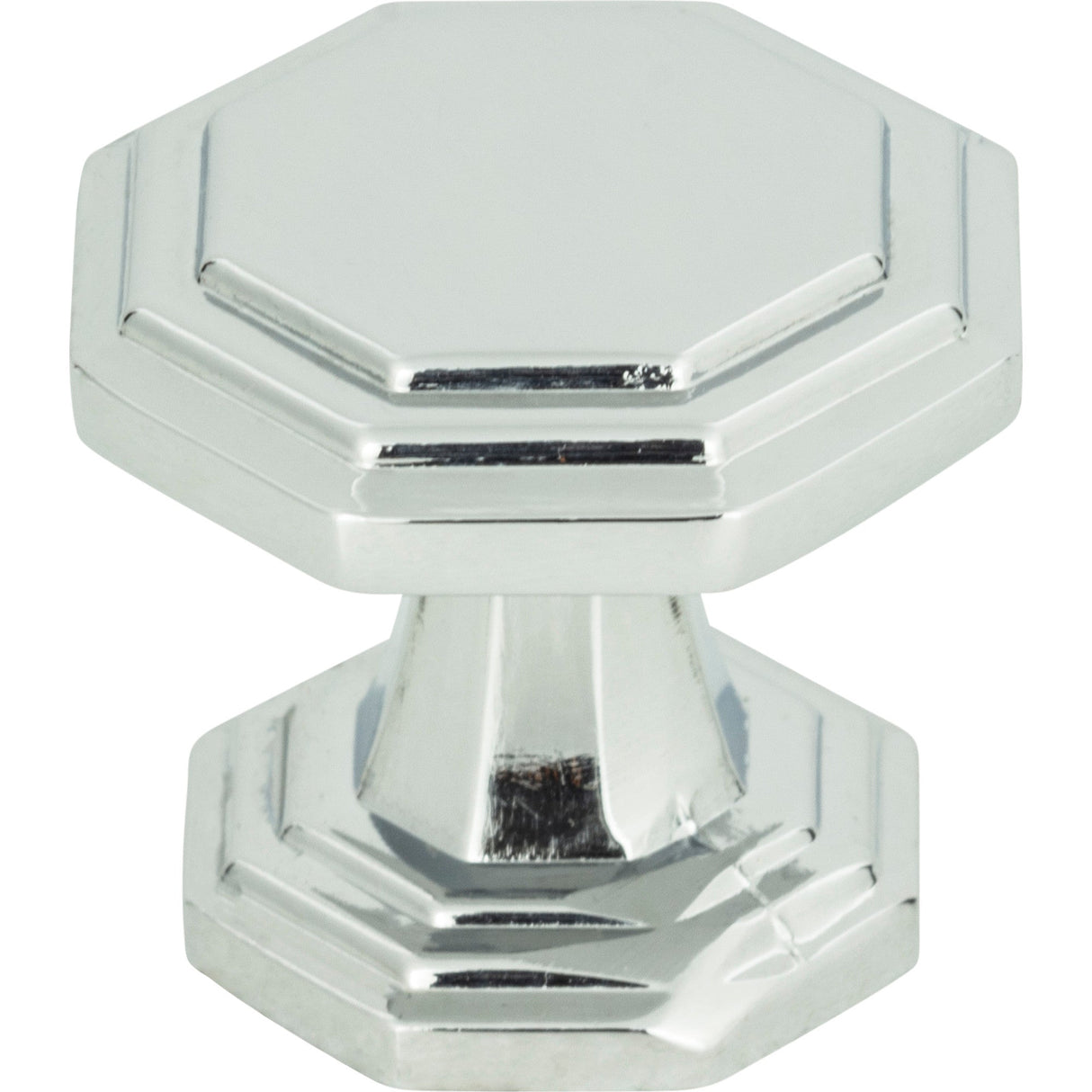 Atlas Homewares Dickinson Octagon Knob 1 1/4 Inch Polished Chrome