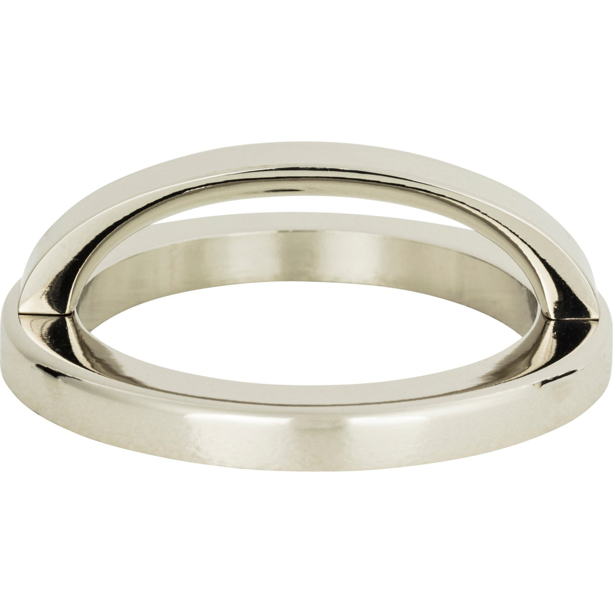 Atlas Homewares Tableau Round Base and Top 2 1/2 Inch (c-c) Polished Nickel