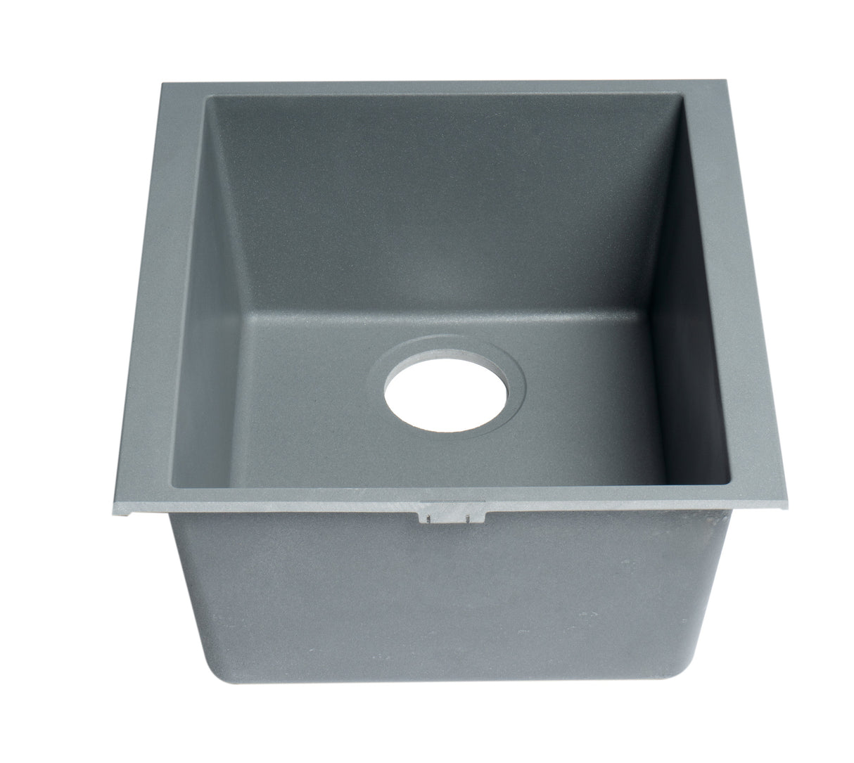 ALFI brand AB1720UM-T Titanium 17" Undermount Rectangular Granite Composite Kitchen Prep Sink