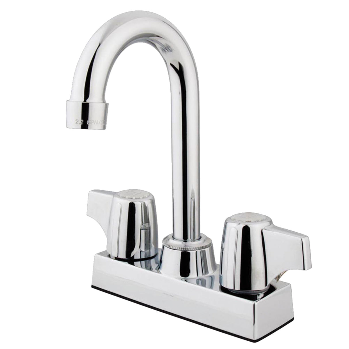 Kingston Brass KB460 Vista 4"Centerset Bar Faucet, Polished Chrome