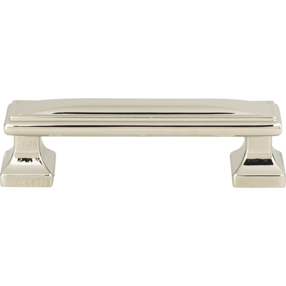 Atlas Homewares Wadsworth Pull 3 3/4 Inch (c-c) Polished Nickel