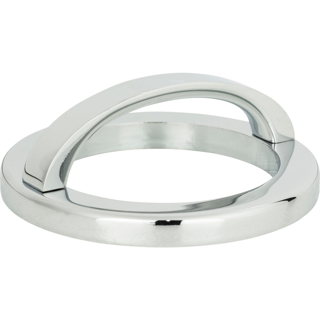 Atlas Homewares Tableau Round Base and Top 2 1/2 Inch (c-c) Polished Chrome