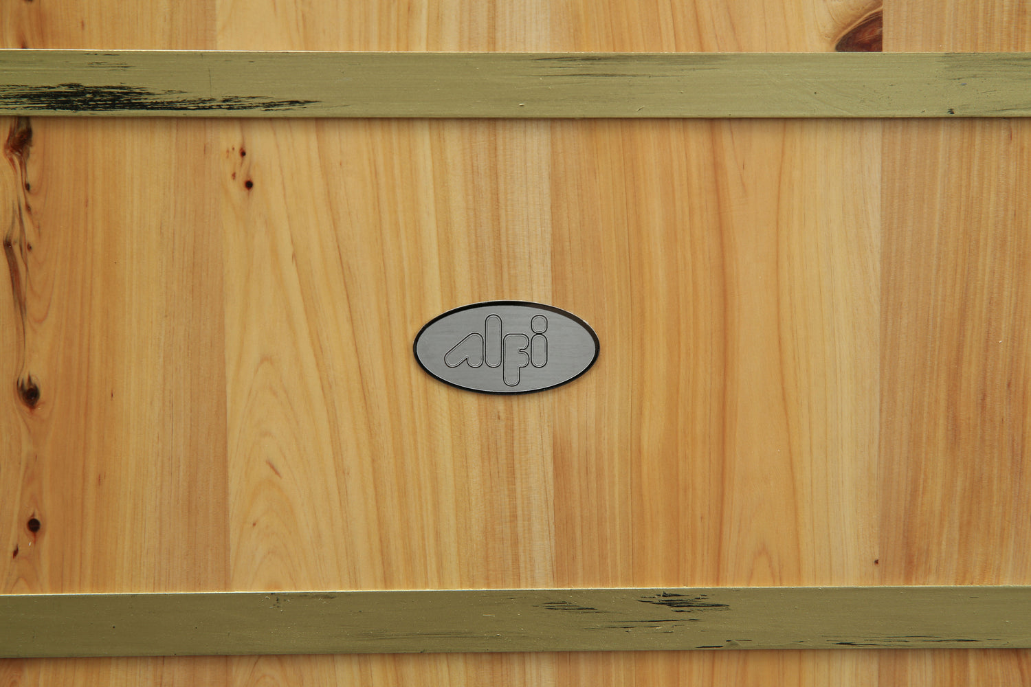 ALFI brand AB1136 61" Free Standing Cedar Wooden Bathtub with Chrome Tub Filler