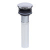 ALFI brand AB9055-PC Polished Chrome Pop Up Drain for Bathroom Sink without Overflow