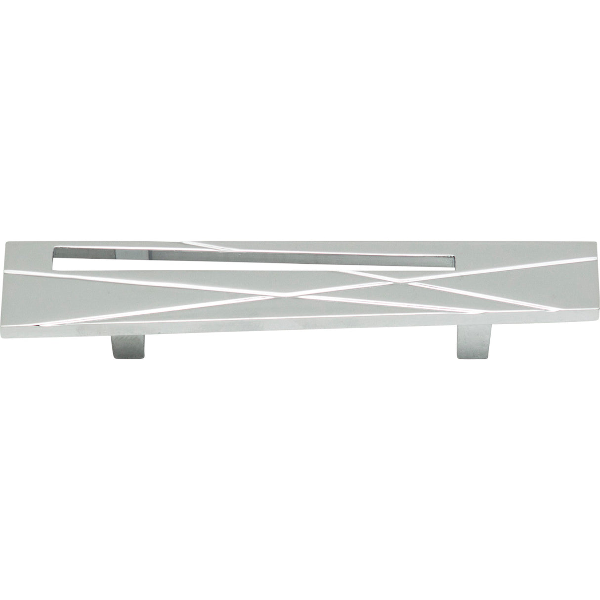 Atlas Homewares Modernist Left Pull 3 Inch (c-c) Polished Chrome