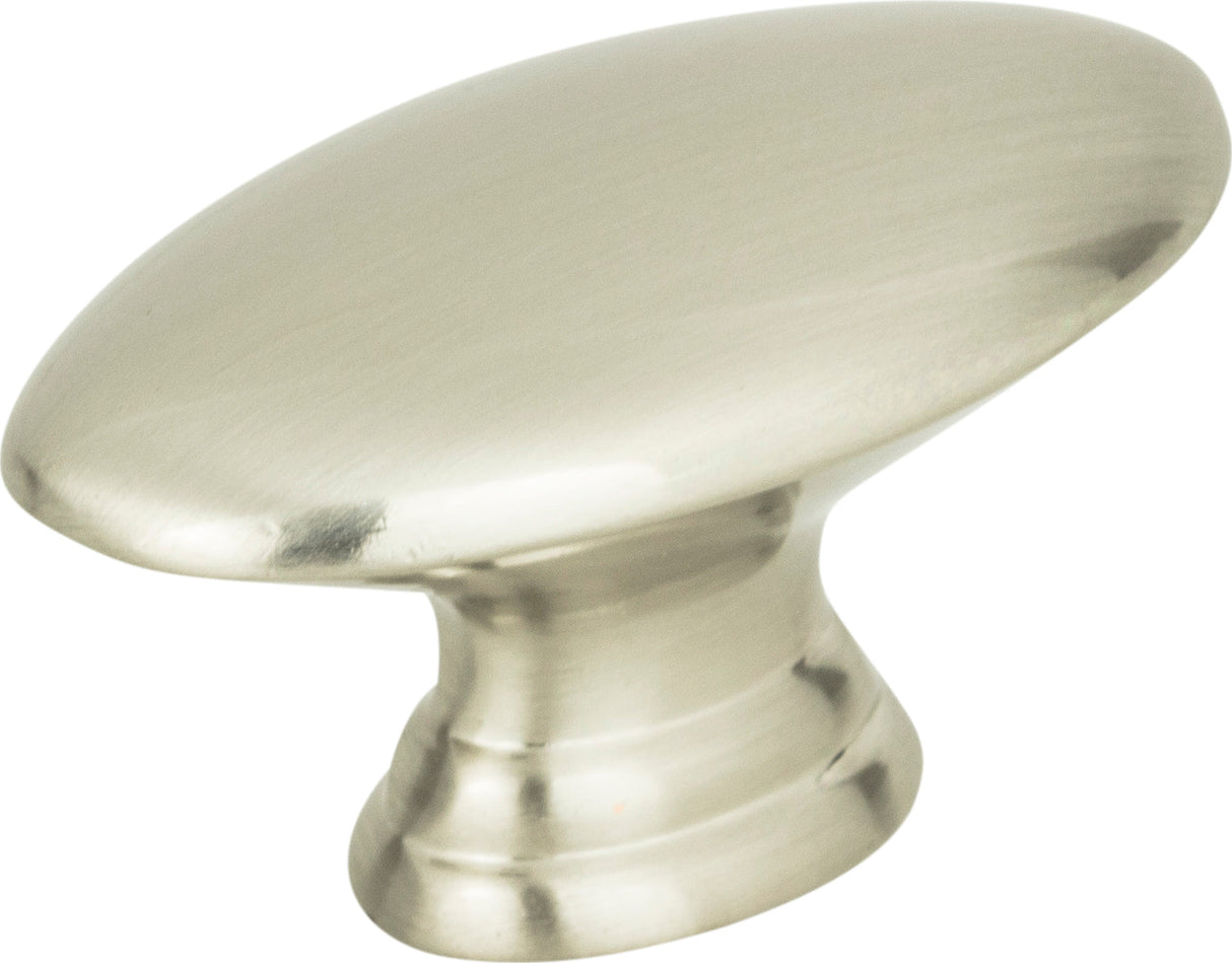 Atlas Homewares Egg Knob 1 1/2 Inch Brushed Nickel