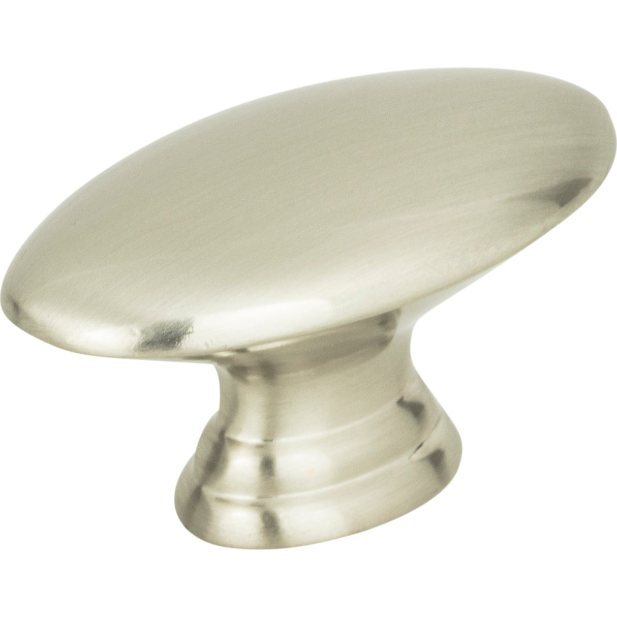 Atlas Homewares Egg Knob 1 1/2 Inch Brushed Nickel