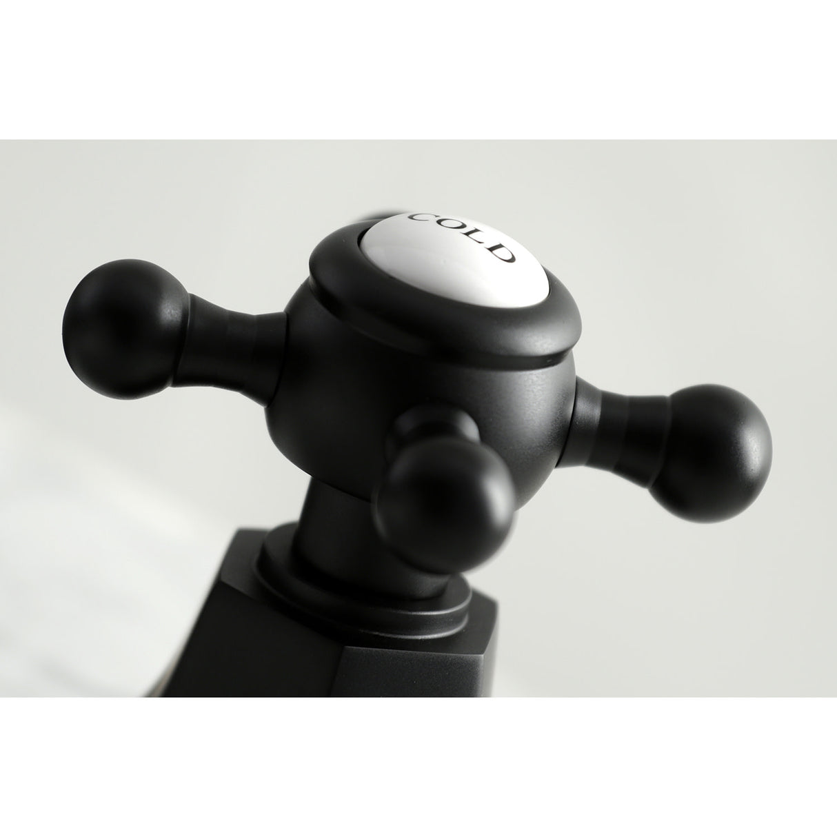 Kingston Brass KS4460BX 8 in. Widespread Bathroom Faucet, Matte Black