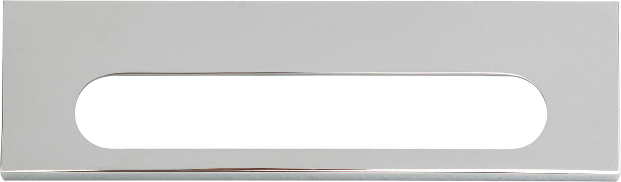 Atlas Homewares Modern Square Edge Tab Pull 5 1/16 Inch (c-c) Polished Chrome