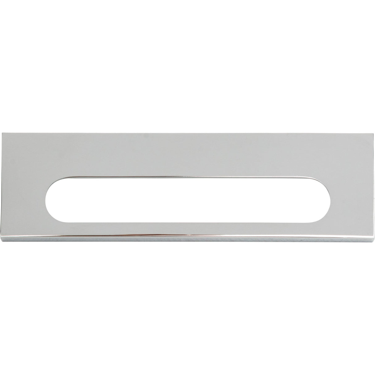 Atlas Homewares Modern Square Edge Tab Pull 5 1/16 Inch (c-c) Polished Chrome