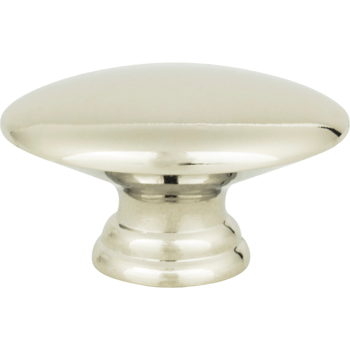 Atlas Homewares Egg Knob 1 1/2 Inch Polished Nickel