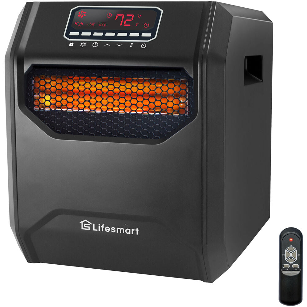 LifeSmart HT1013 6-element Infrared-all black (Scroll Fan) Heater