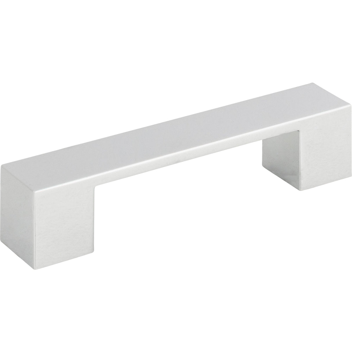 Atlas Homewares Wide Square Pull 3 3/4 Inch (c-c) Polished Chrome