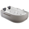 EAGO AM124ETL-R 6 ft Right Corner Acrylic White Whirlpool Bathtub for Two