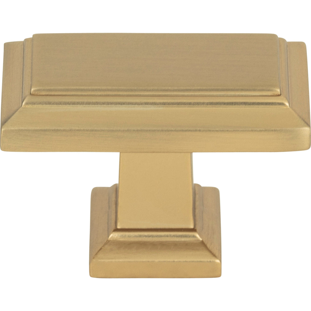 Atlas Homewares Sutton Place Rectangle Knob 1 7/16 Inch Champagne