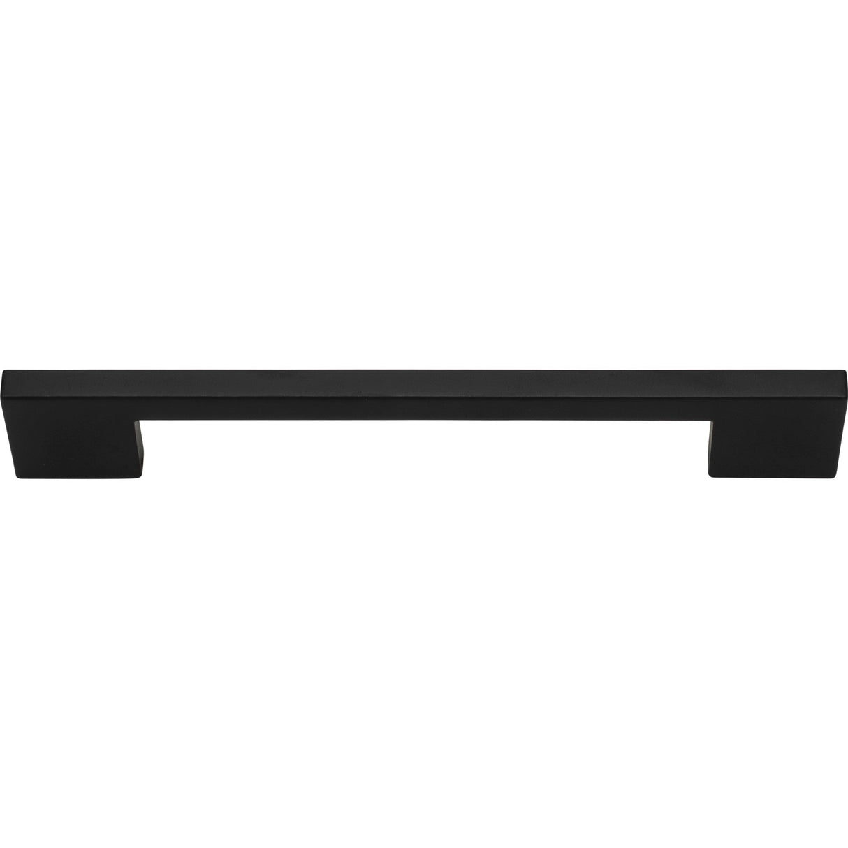 Atlas Homewares Thin Square Pull 7 9/16 Inch (c-c) Matte Black
