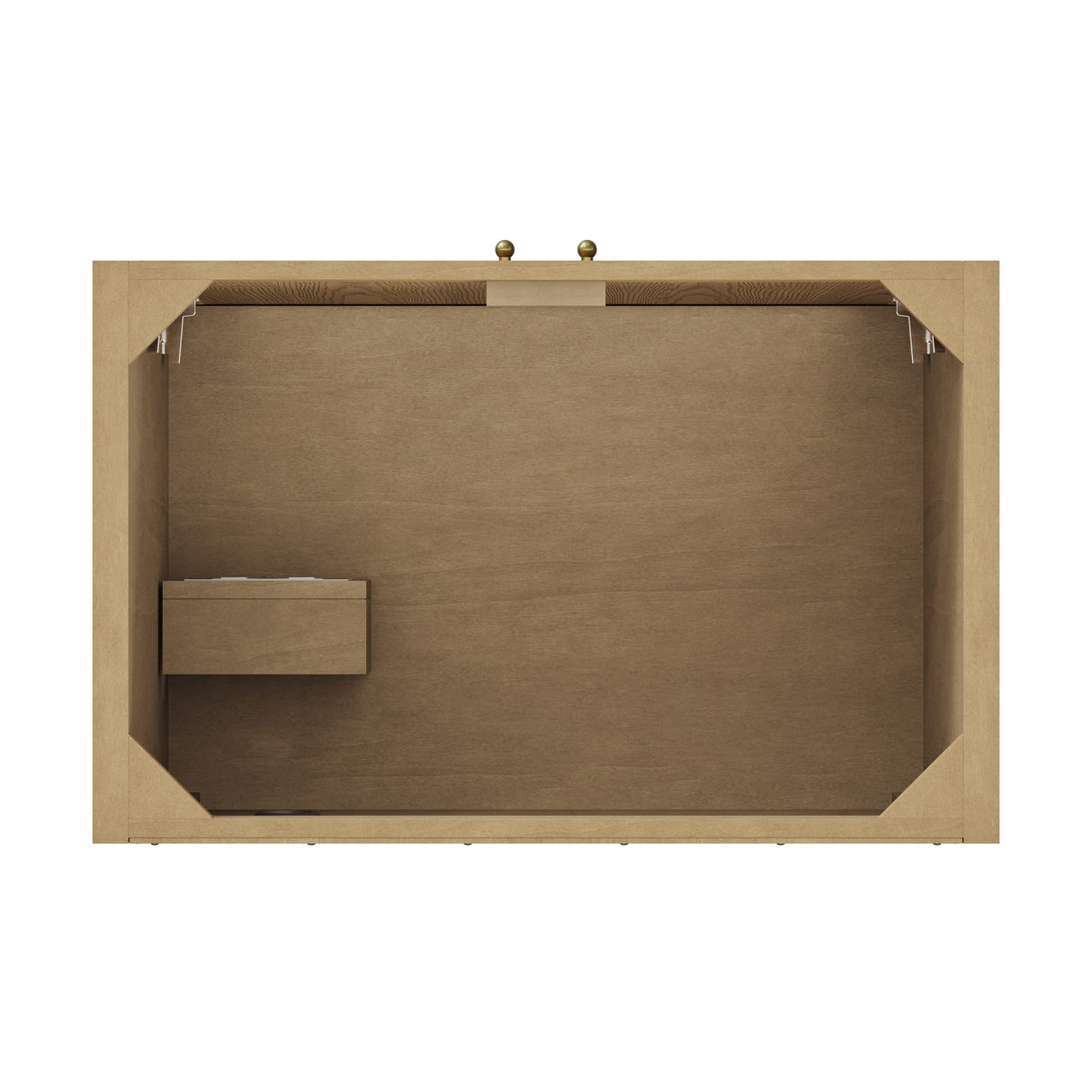Hudson 36" Single Vanity, Light Natural Oak w/ 3 CM Ethereal Noctis Top