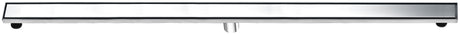 ALFI brand 59" Polished Stainless Steel Linear Shower Drain with Solid Cover