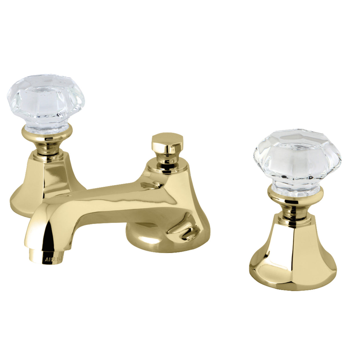 Kingston Brass KS4462WCL 8 in. Widespread Bathroom Faucet, Polished Brass