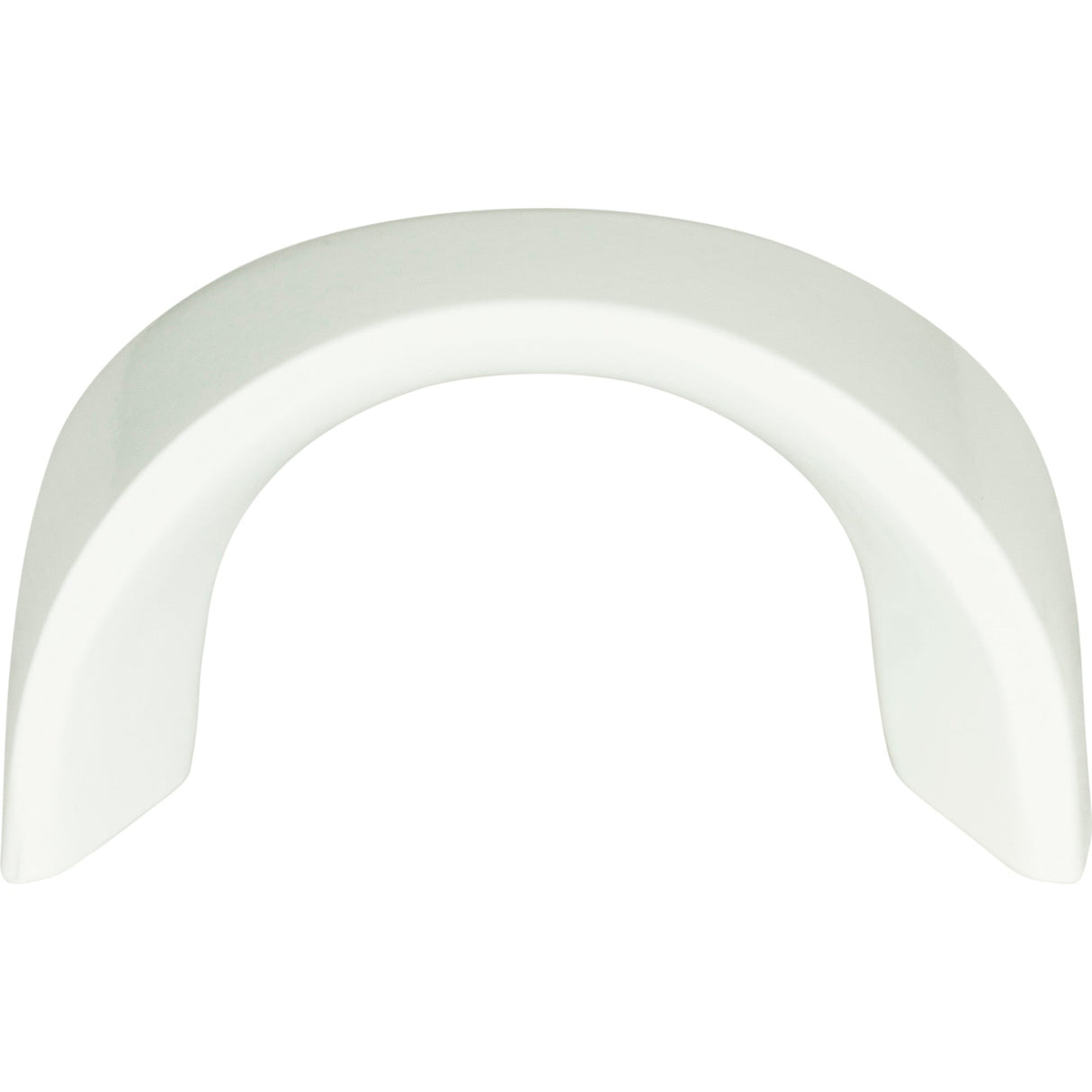 Atlas Homewares Sleek Knob 1 1/4 Inch (c-c) High White Gloss