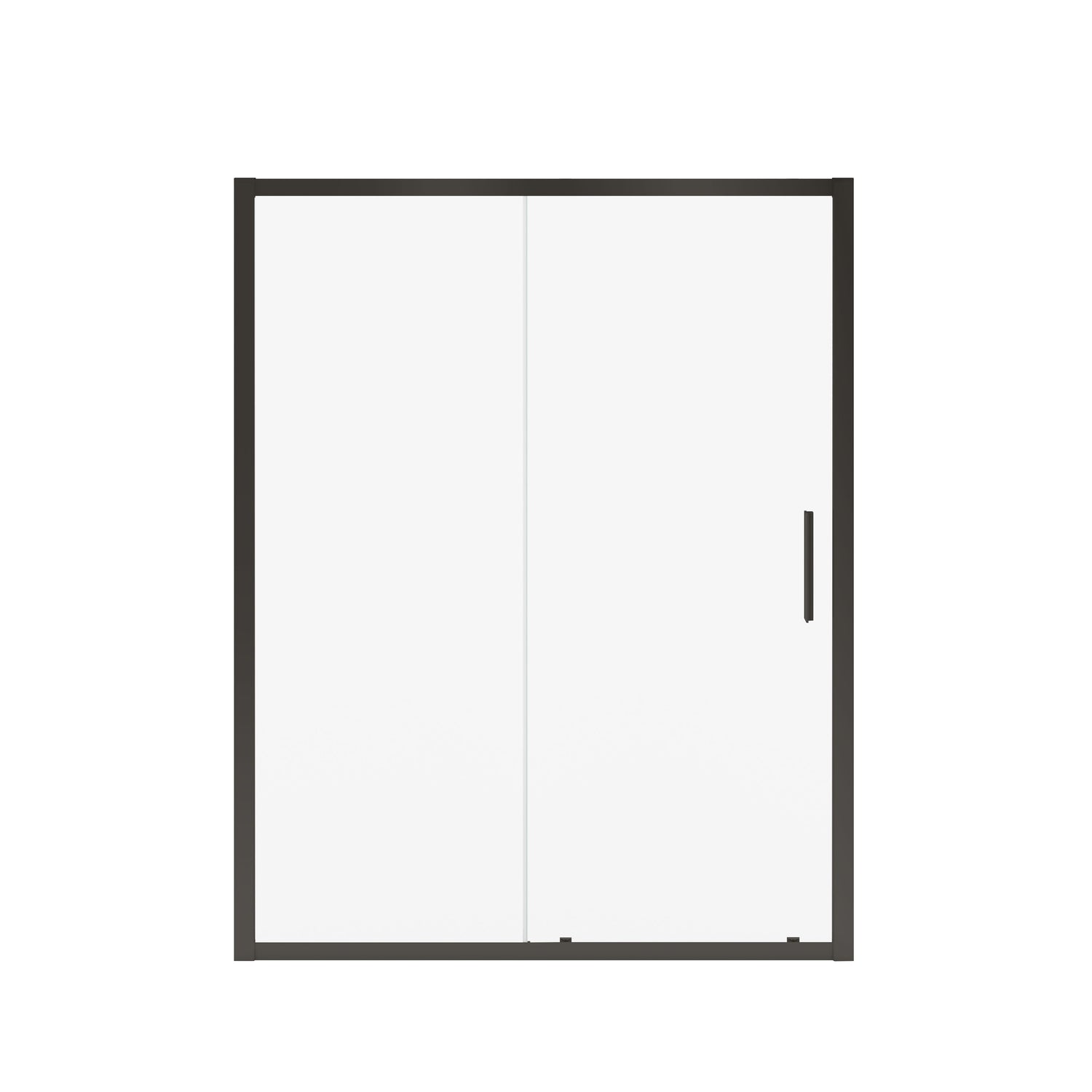 MAAX 135244-900-340-000 Connect 57-58 ½ x 72 in. 6mm Sliding Shower Door for Alcove Installation with Clear glass in Matte Black