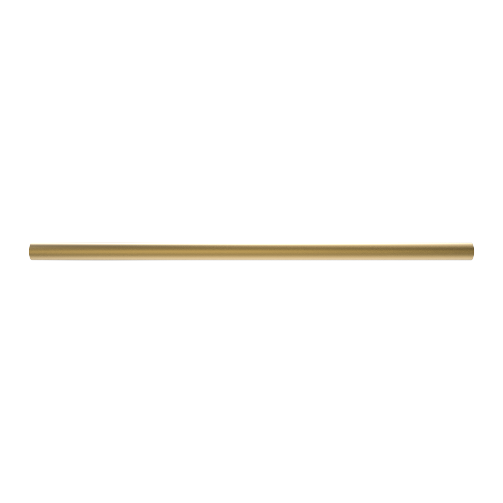 Amba Products i40RO.SB Modello i Round 40-Inch Hardwired Single Bar Towel Warmer - 4.125 x 39.375 x 1.625 in. - Satin Brass Finish