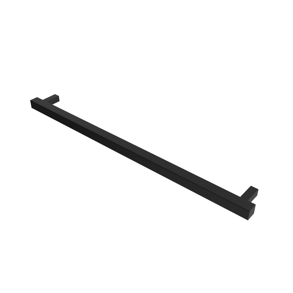 Amba Products i40SQ.MB Modello i Square 40-Inch Hardwired Single Bar Towel Warmer - 4.25 x 39.375 x 1.5 in. - Matte Black Finish