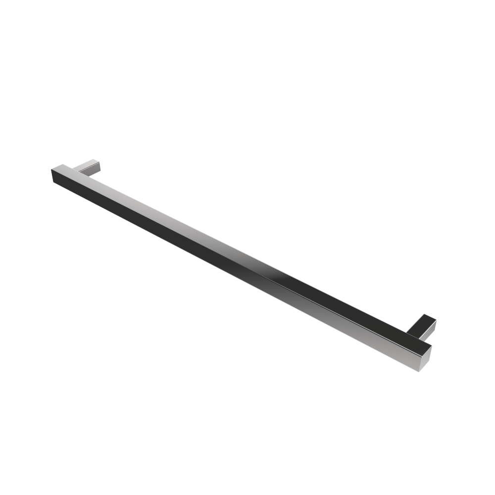 Amba Products i40SQ.P Modello i Square 40-Inch Hardwired Single Bar Towel Warmer - 4.25 x 39.375 x 1.5 in. - Polished Finish