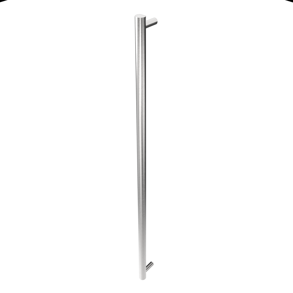 Amba Products i59RO.B Modello i Round 59-Inch Hardwired Single Bar Towel Warmer - 4.125 x 59 x 1.625 in. - Brushed Finish