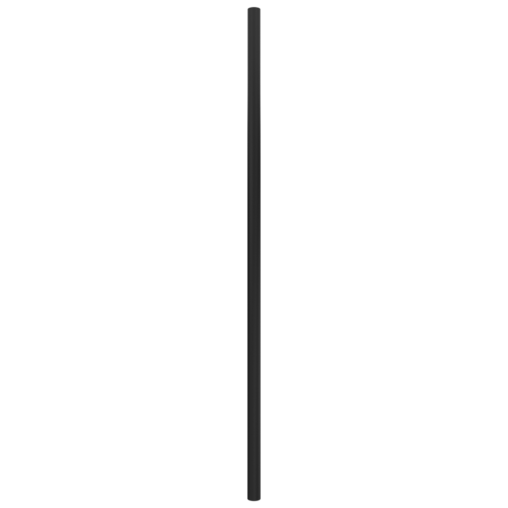 Amba Products i59RO.MB Modello i Round 59-Inch Hardwired Single Bar Towel Warmer - 4.125 x 59 x 1.625 in. - Matte Black Finish