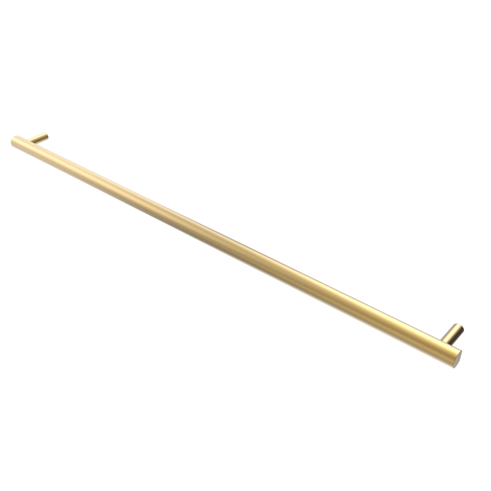 Amba Products i59RO.SB Modello i Round 59-Inch Hardwired Single Bar Towel Warmer - 4.125 x 59 x 1.625 in. - Satin Brass Finish