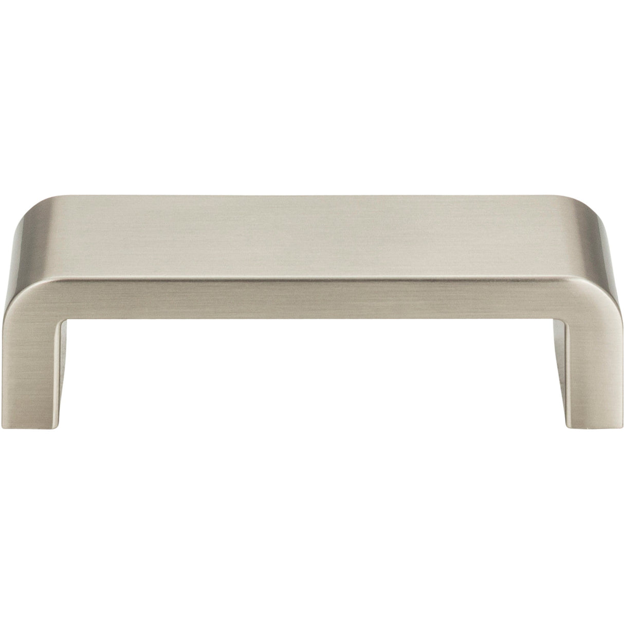 Atlas Homewares Platform Pull 3 3/4 Inch (c-c) Brushed Nickel