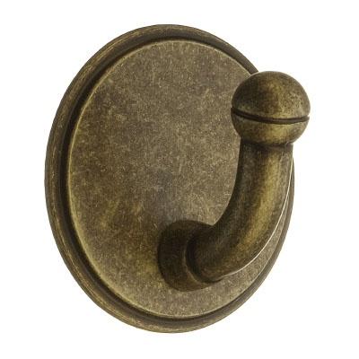 Smedbo Beslagsboden Design Single Hook Self-adhesive in Antique Brass