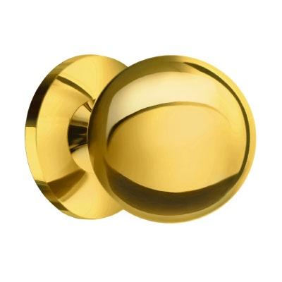 Smedbo Beslagsboden Zinc Knob in Polished Brass