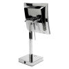 ALFI brand ABM8FLED-PC Polished Chrome Tabletop Square 8" 5x Magnifying Cosmetic Mirror with Light