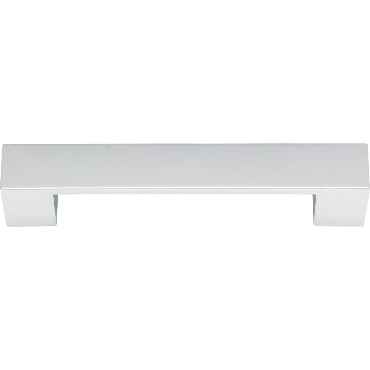 Atlas Homewares Wide Square Pull 5 1/16 Inch (c-c) Polished Chrome