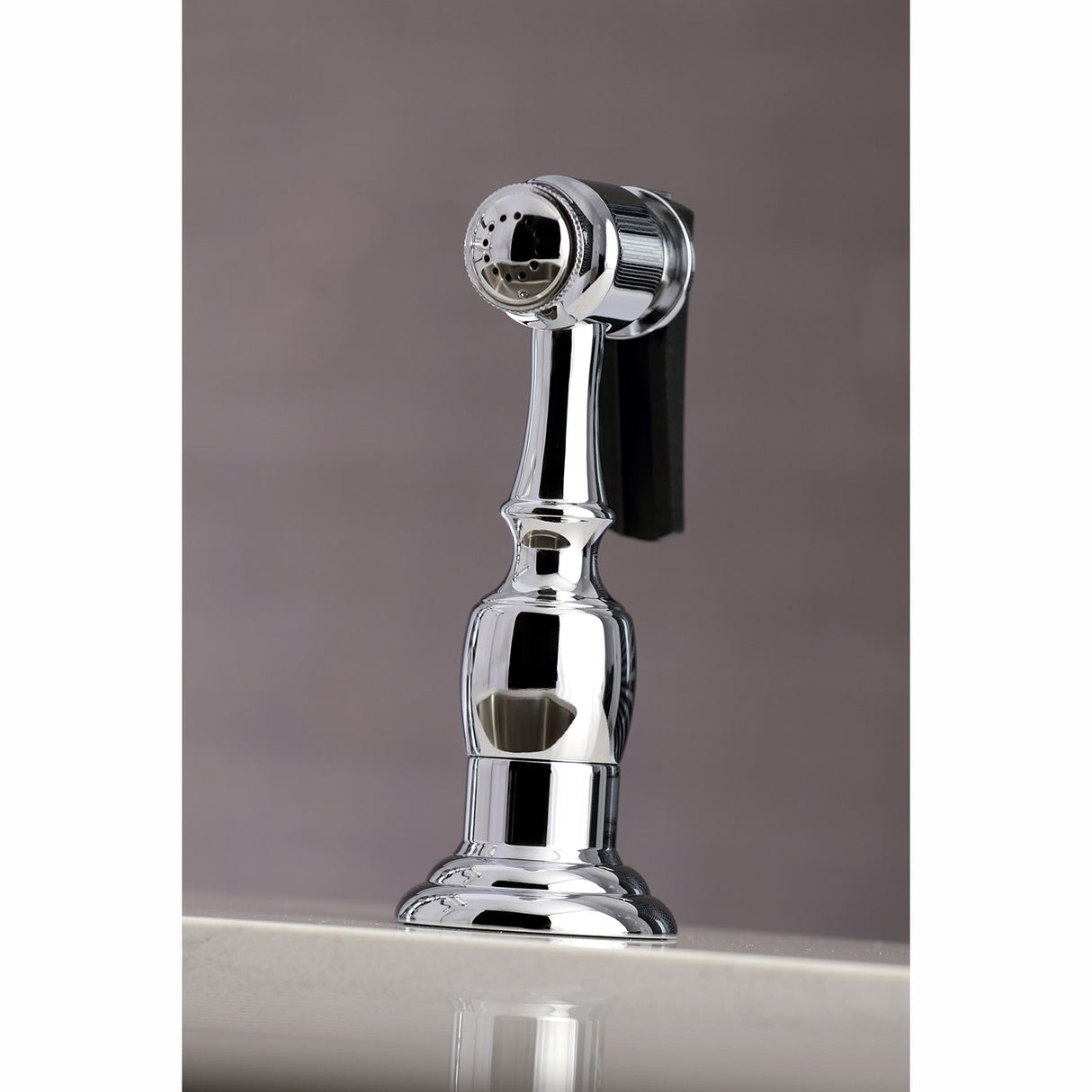 Kingston Brass KS7271ALBS Kitchen Faucet with Side Sprayer, Polished Chrome