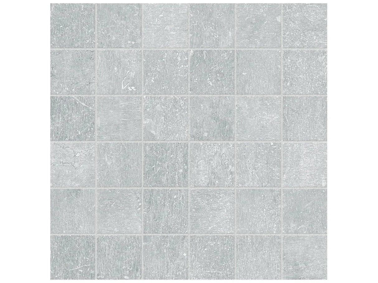 Anatolia Tile 2X2 Nexus Ice 36 Piece Matte Porcelain Mosaics. 1 Sheet = .96 Sq. Ft. 4501-0169-0 (69-937) Ice 2x2 - premium natural stone mosaic tile from Anatolia Tile, available at PoshHaus showroom in Keene, NH