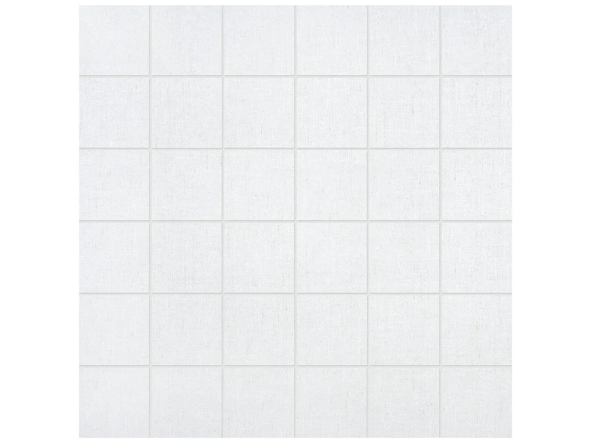 Anatolia Tile 2X2 Keaton Ice Matte 36 Piece Ceramic Mosaics. 1 Sheet = 1.16 Sq. Ft. 4001-0013-0 (69-220) Ice 2x2 - premium natural stone mosaic tile from Anatolia Tile, available at PoshHaus showroom in Keene, NH