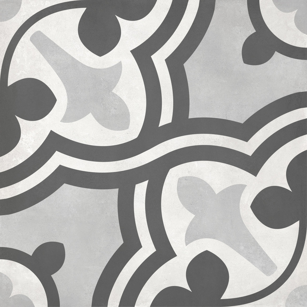 Anatolia Tile 8X8 Form Matte Ice Baroque Deco Porcelain Tile 60-314 - premium natural stone mosaic tile from Anatolia Tile, available at PoshHaus showroom in Keene, NH