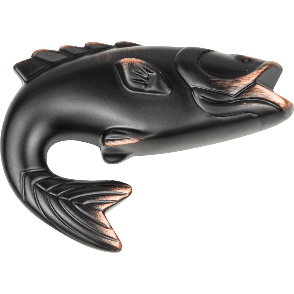 Atlas Homewares Fish Knob 2 1/4 Inch Venetian Bronze